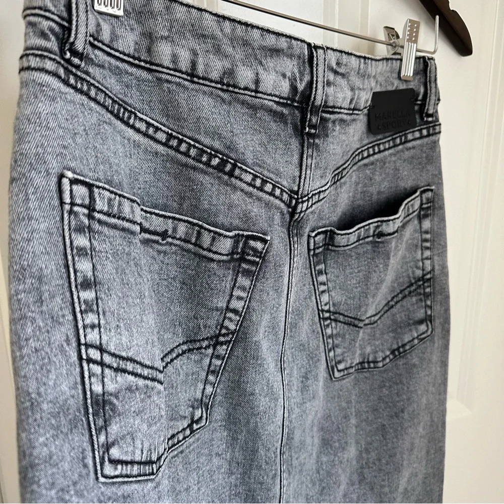 SOLD! On eBay Max Mara Marella Sport Denim Cut-Label Pencil Skirt.Sz:IT40 - Picture 10 of 15